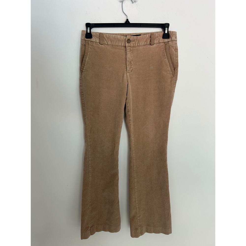 Banana Republic Martin Fit Corduroy Pants Womens 6 Camel Tan Bootcut 217746-011